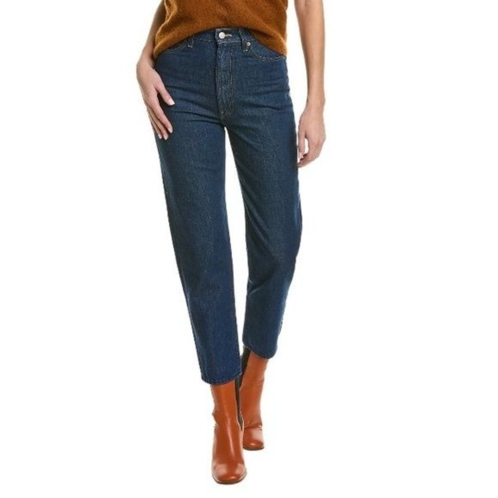 MOTHER Jeans SNACKS Straight Leg High Waist Twizzy Ankle Jeans Blue sz 27 NWT